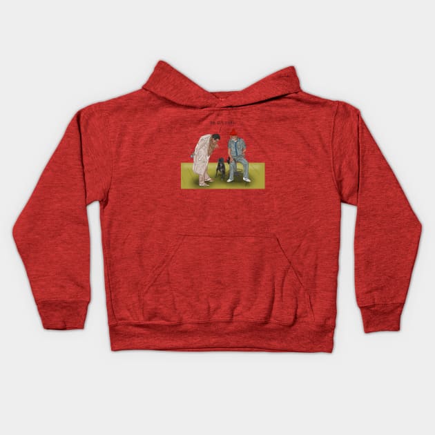 Life Aquatic: Be Still, Cody Kids Hoodie by 51Deesigns